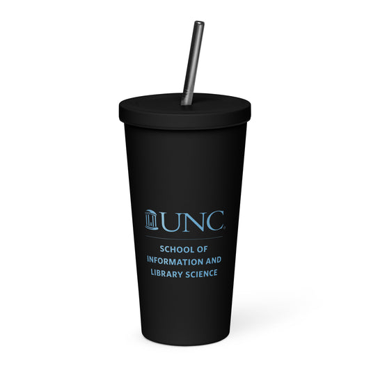 UNC Insulated tumbler with a straw